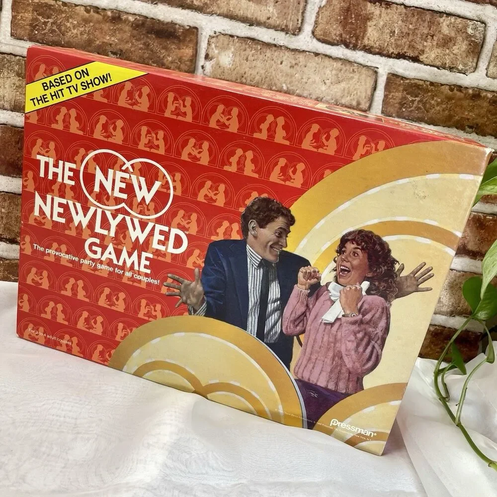 Vtg 1986 The New Newlywed Game Pressman Board Game TV Show Party, Complete, Used